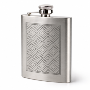 Flasque inox gravée laser