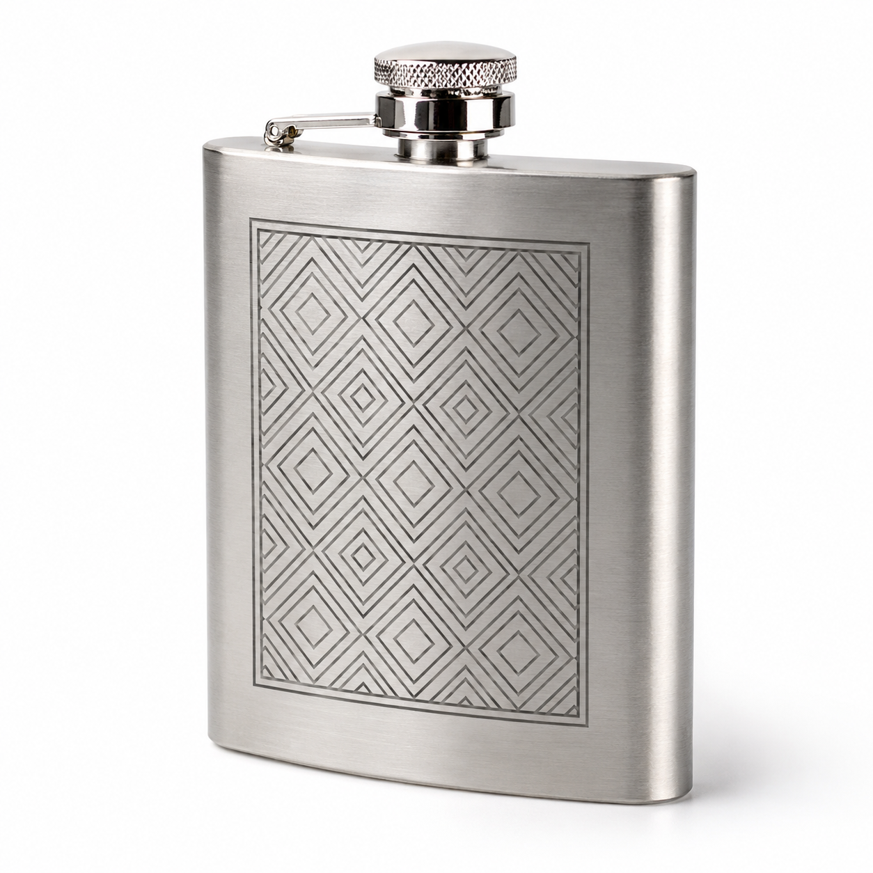 Flasque inox gravée laser