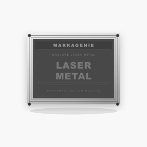 Plaque commémorative laser